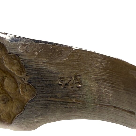 Sterling Silver Womens Dome Ring Polished Finish Size 6 Unique Modern Design 925 - Picture 5 of 6